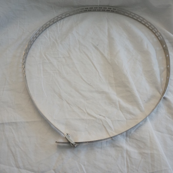 Anne Fontaine Silver Metal Waist Belt main image 4